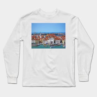 Santa maria del Rosario church, Zattere area, Venice, Italy Long Sleeve T-Shirt